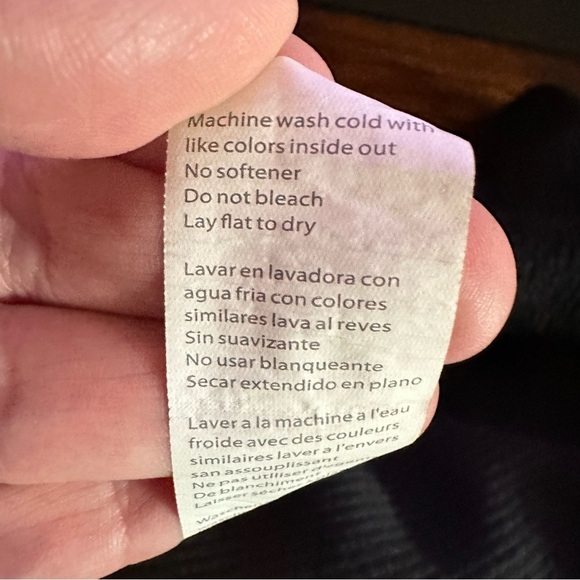 FABLETICS M Cozy cord woman black zip activewear casual soft onesie jumpsuit - Picture 14 of 16